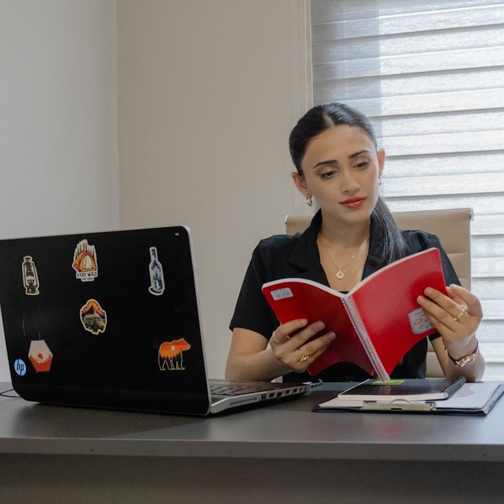 Mobile app project planning workspace with devices and development tools